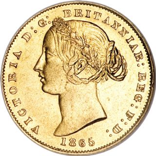 Sterlina d'oro Australia - Vittoria 1857-1870
